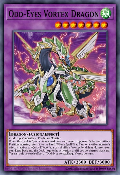 Odd-Eyes Vortex Dragon, Dimension of Chaos DOCS-EN045