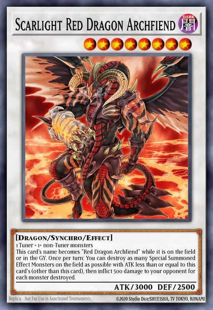 Scarlight Red Dragon Archfiend, Dimension of Chaos DOCS-EN046