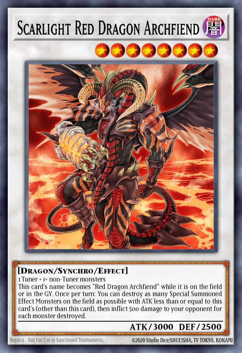 Scarlight Red Dragon Archfiend (Ghost Rare), Dimension of Chaos DOCS-EN046