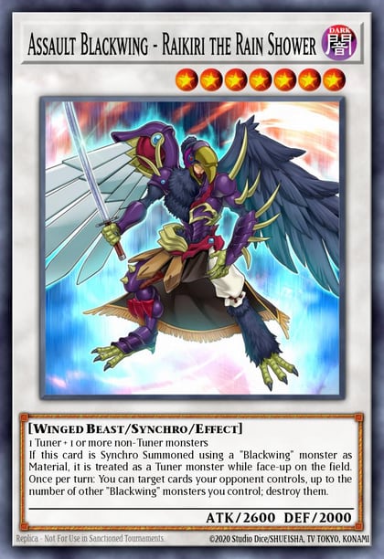 Assault Blackwing - Raikiri the Rain Shower, Dimension of Chaos DOCS-EN047