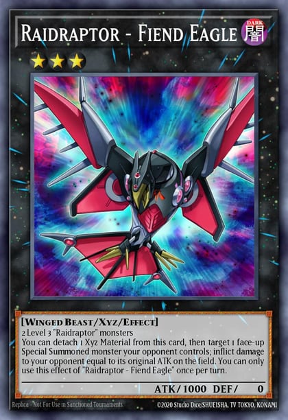 Raidraptor - Fiend Eagle, Dimension of Chaos DOCS-EN051