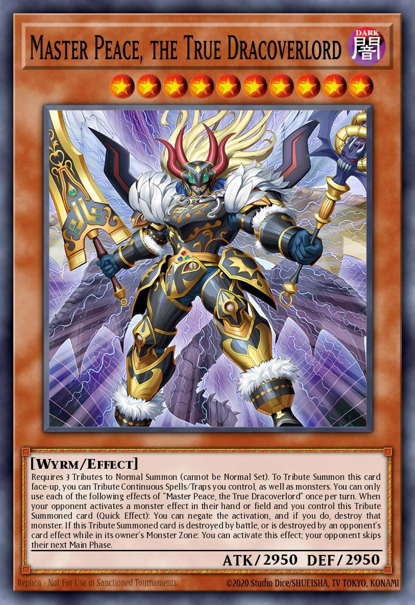 Master Peace, the True Dracoverlord, Doom of Dimensions DOOD-EN018