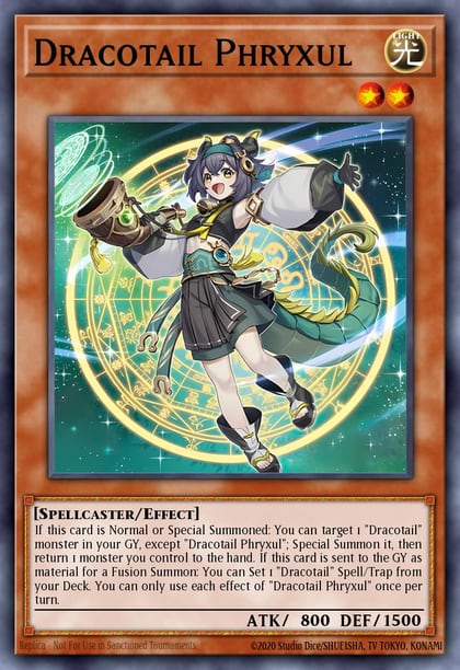 Dracotail Phryxul, Doom of Dimensions DOOD-EN023