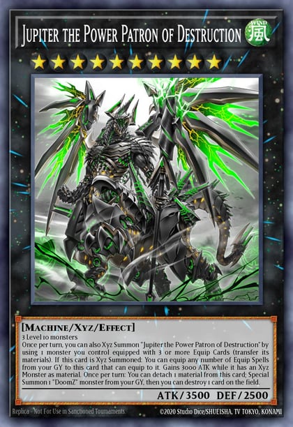 Jupiter the Power Patron of Destruction (Starlight Rare), Doom of Dimensions DOOD-EN044