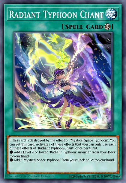 Radiant Typhoon Chant (Starlight Rare), Doom of Dimensions DOOD-EN061