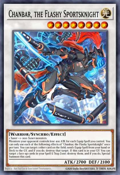 Chanbar, the Flashy Sportsknight, Doom of Dimensions DOOD-EN083