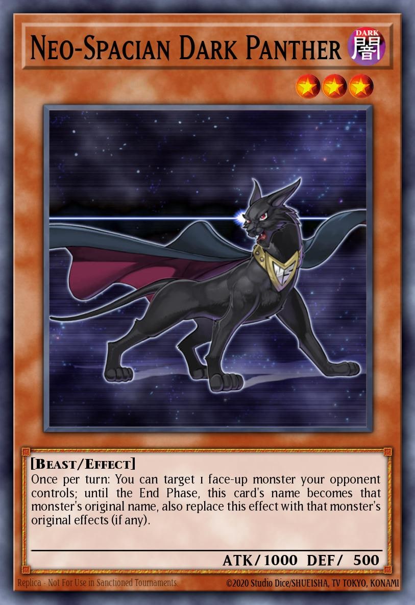 Neo-Spacian Dark Panther, Duelist Pack 3: Jaden Yuki 2 DP03-EN007