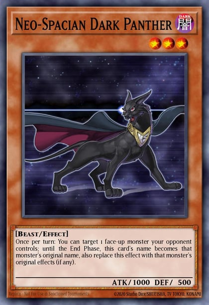Neo-Spacian Dark Panther, Duelist Pack 3: Jaden Yuki 2 DP03-EN007