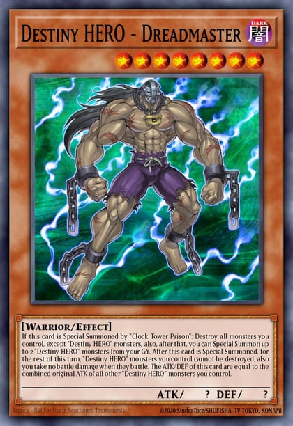 Destiny Hero - Dreadmaster, Duelist Pack 5: Aster Phoenix DP05-EN004