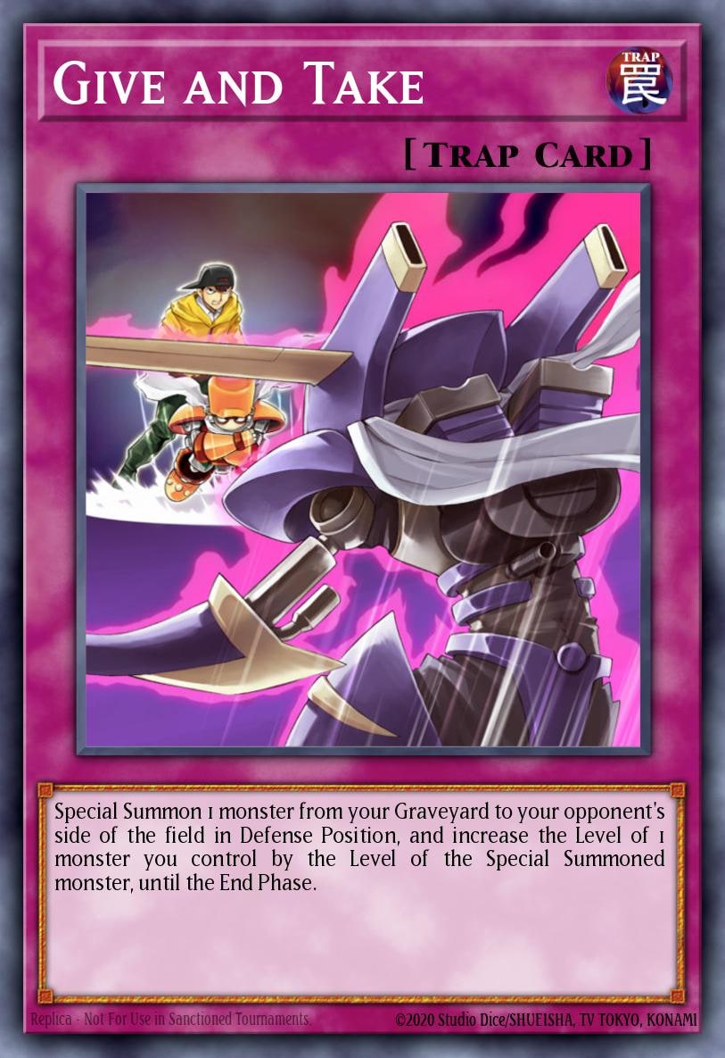 Give and Take, Duelist Pack 8: Yusei Fudo DP08-EN029
