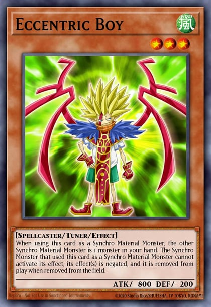 Eccentric Boy, Duelist Pack 9: Yusei 2 DP09-EN014