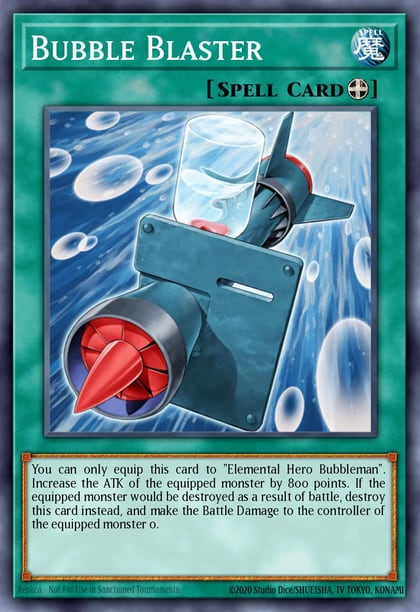 Bubble Blaster, Duelist Pack 1: Jaden Yuki DP1-EN023