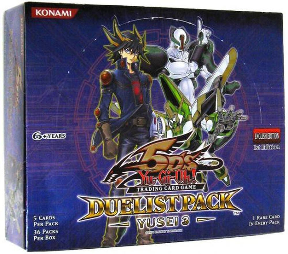 Duelist Pack: Yusei 3 Booster Box [1st Edition], Duelist Pack 10: Yusei 3 P213454
