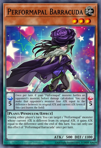 Performapal Barracuda, Duelist Pack: Dimensional Guardians DPDG-EN003