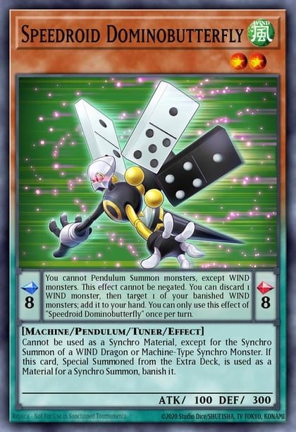 Speedroid Dominobutterfly, Duelist Pack: Dimensional Guardians DPDG-EN004