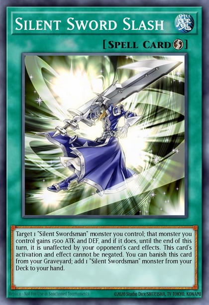 Silent Sword Slash, Duelist Pack: Rivals of the Pharaoh DPRP-EN004