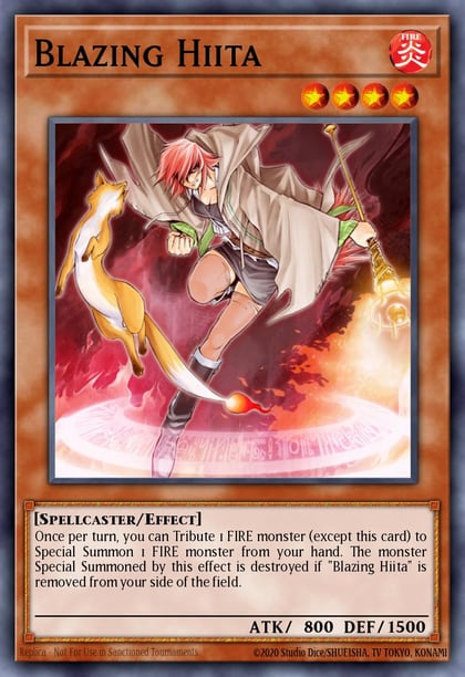 Blazing Hiita, Dark Revelation Volume 4 DR04-EN208