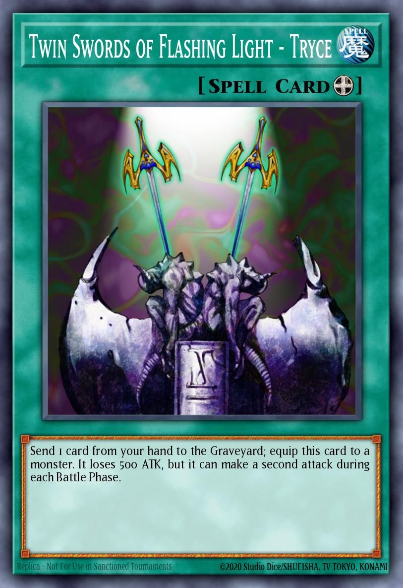 Twin Swords of Flashing Light - Tryce, Dark Revelation Volume 1 DR1-EN199