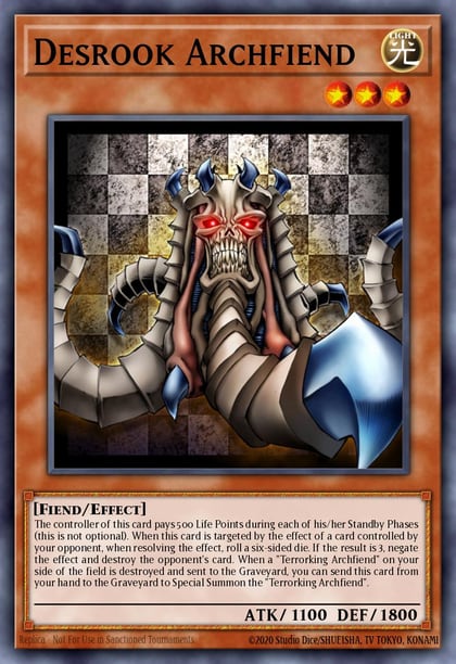 Desrook Archfiend, Dark Revelation Volume 1 DR1-EN232