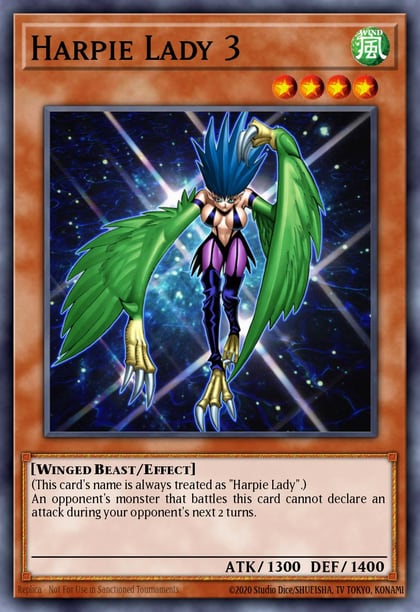 Harpie Lady 3, Dark Revelation Volume 3 DR3-EN079