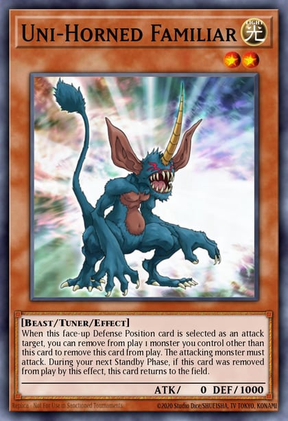 Uni-Horned Familiar, Duelist Revolution DREV-EN009