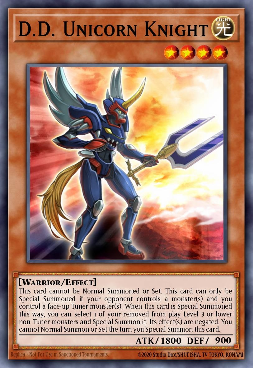 D.D. Unicorn Knight, Duelist Revolution DREV-EN011