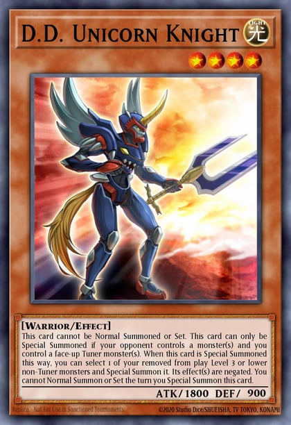 D.D. Unicorn Knight, Duelist Revolution DREV-EN011
