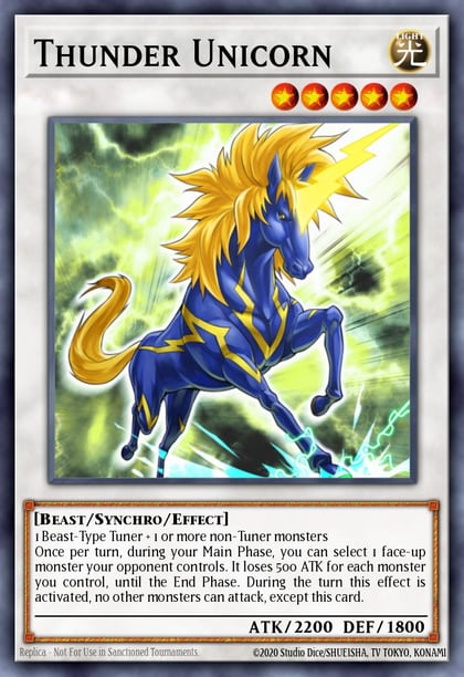 Thunder Unicorn, Duelist Revolution DREV-EN040