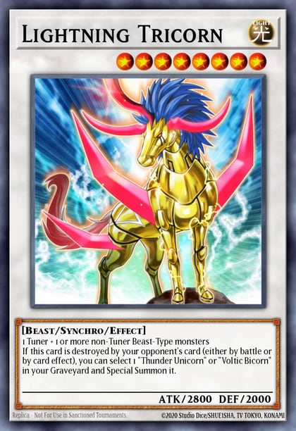 Lightning Tricorn, Duelist Revolution DREV-EN042
