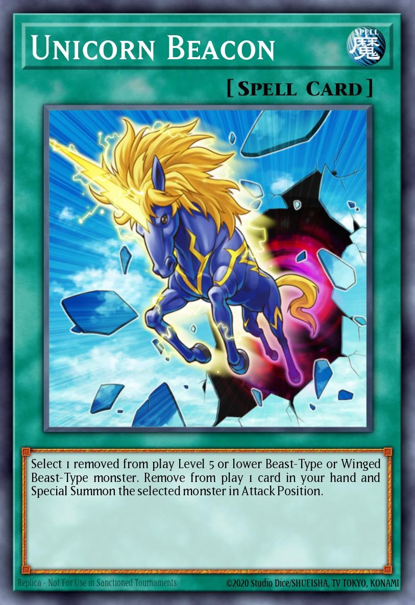 Unicorn Beacon, Duelist Revolution DREV-EN055