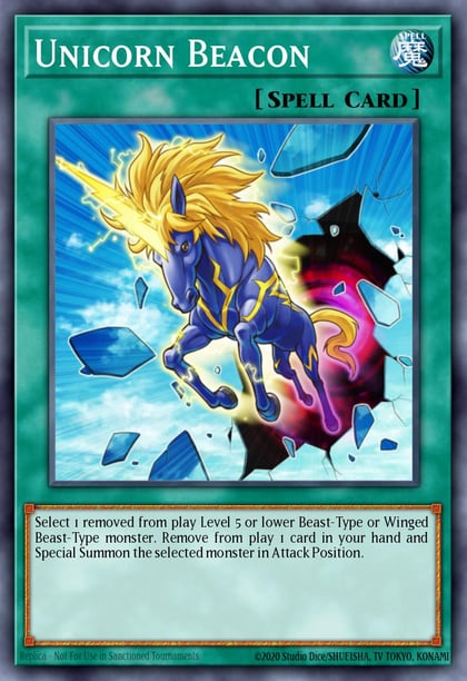 Unicorn Beacon, Duelist Revolution DREV-EN055
