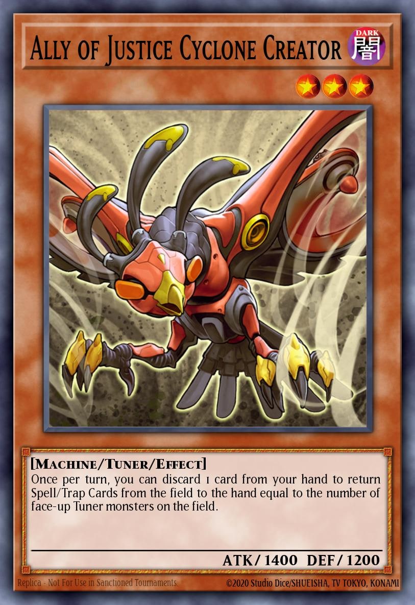 Ally of Justice Cyclone Creator, Duelist Revolution DREV-EN092