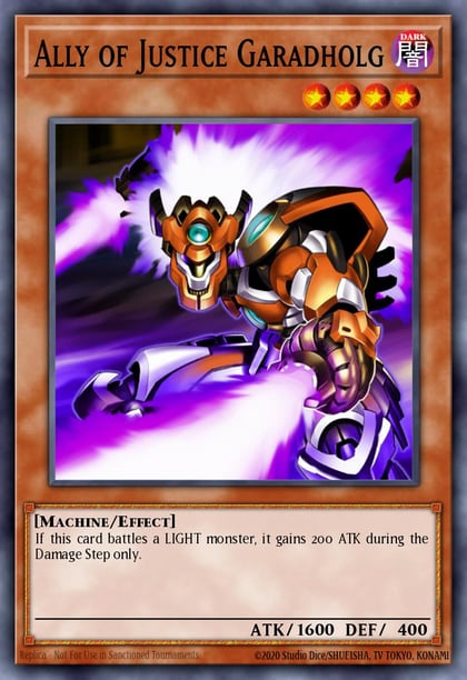 Ally of Justice Garadholg, Duel Terminal 1 DT01-EN024
