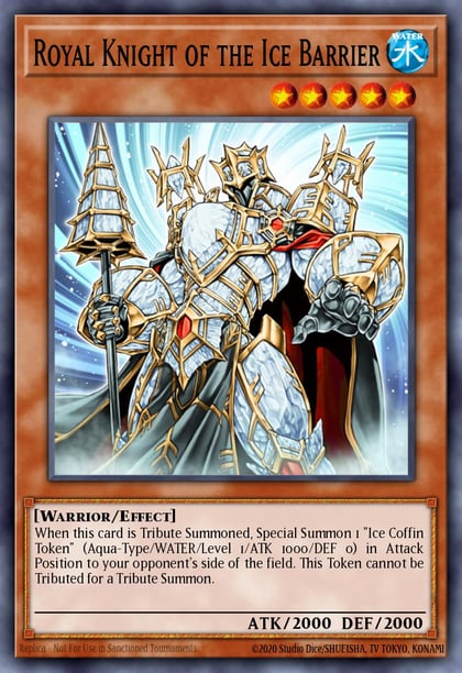 Royal Knight of the Ice Barrier, Duel Terminal 1 DT01-EN065