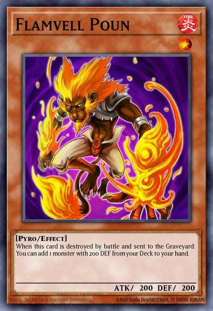 Flamvell Poun, Duel Terminal 1 DT01-EN070