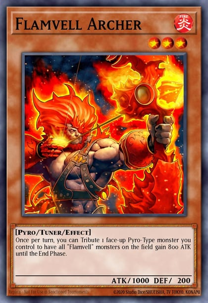 Flamvell Archer, Duel Terminal 1 DT01-EN071