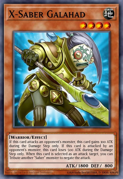 X-Saber Galahad, Duel Terminal 1 DT01-EN074