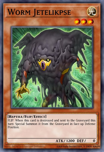 Worm Jetelikpse, Duel Terminal 1 DT01-EN084