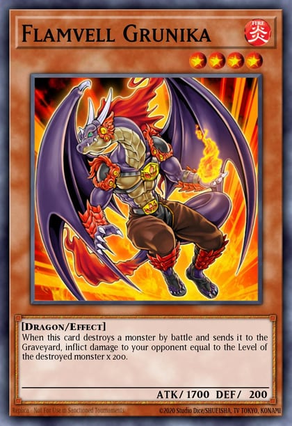 Flamvell Grunika, Duel Terminal 2 DT02-EN021