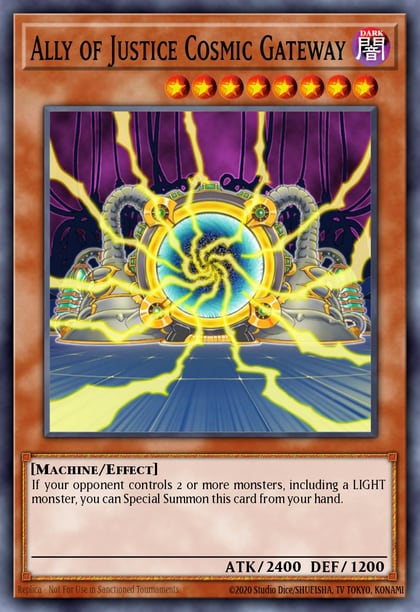 Ally of Justice Cosmic Gateway, Duel Terminal 2 DT02-EN028