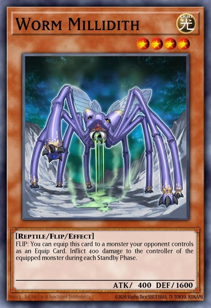 Worm Millidith, Duel Terminal 2 DT02-EN030