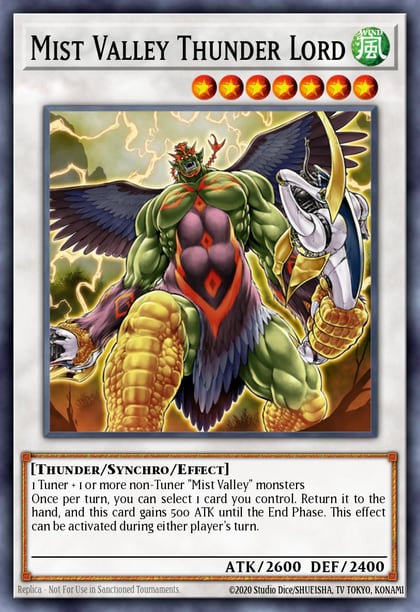 Mist Valley Thunder Lord, Duel Terminal 2 DT02-EN090