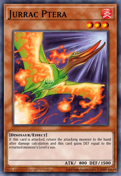 Jurrac Ptera, Duel Terminal 3 DT03-EN013