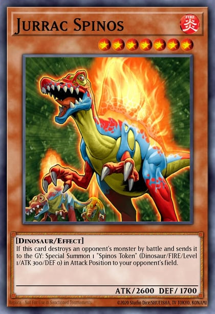 Jurrac Spinos, Duel Terminal 3 DT03-EN016