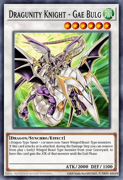 Dragunity Knight - Gae Bulg, Duel Terminal 3 DT03-EN087