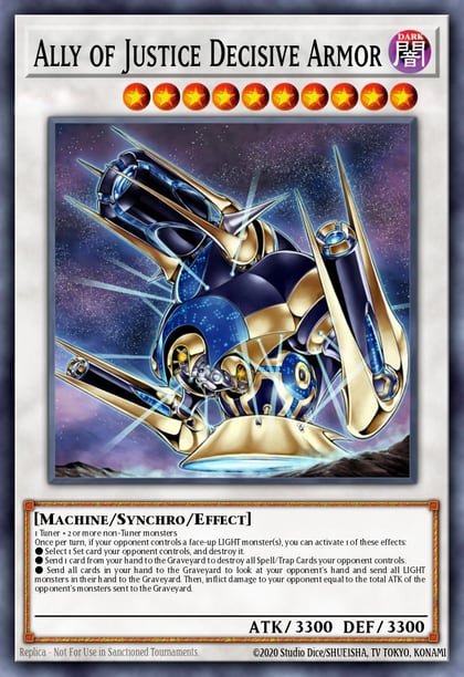 Ally of Justice Decisive Armor, Duel Terminal 3 DT03-EN090