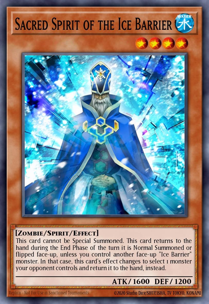 Sacred Spirit of the Ice Barrier, Duel Terminal 4 DT04-EN034
