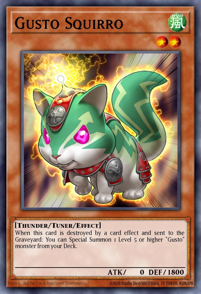 Gusto Squirro, Duel Terminal 6 DT06-EN026