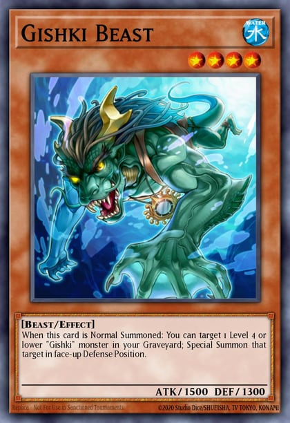 Gishki Beast, Duel Terminal 7 DT07-EN062