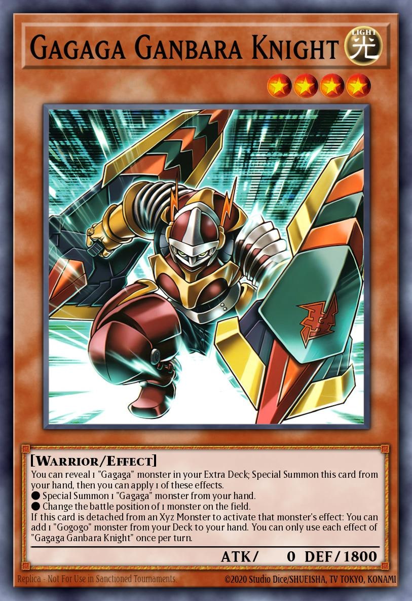 Gagaga Ganbara Knight, Duelist's Advance DUAD-EN002